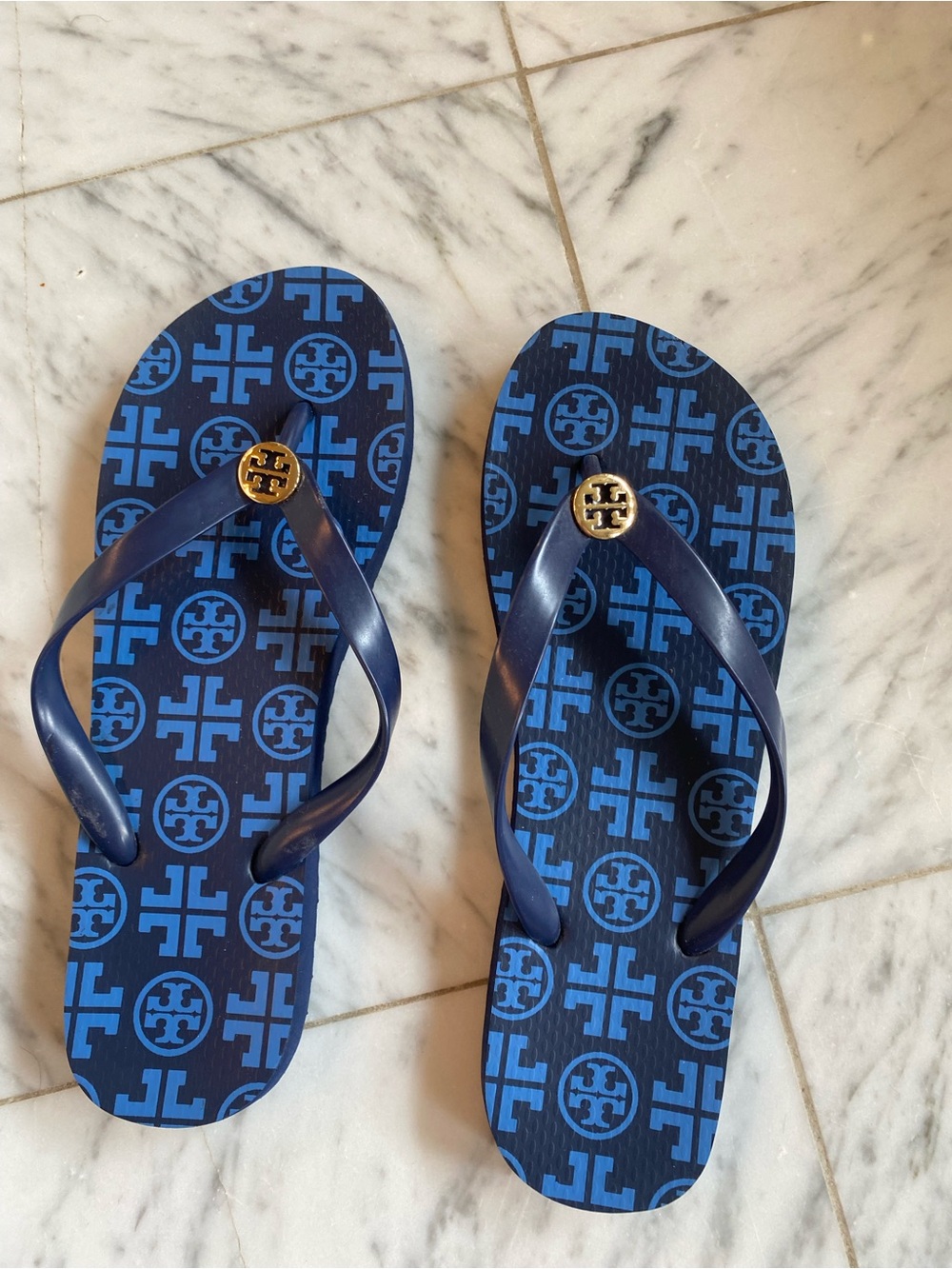 🆕 Tory Burch New Traveler Square Flip Flops